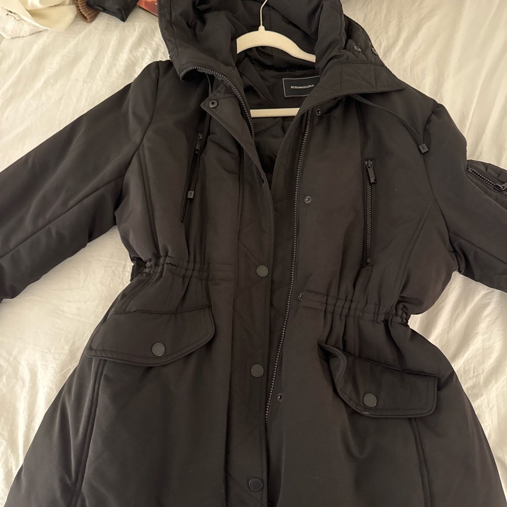 BCBGMaxAzria Black Puffer Jacket